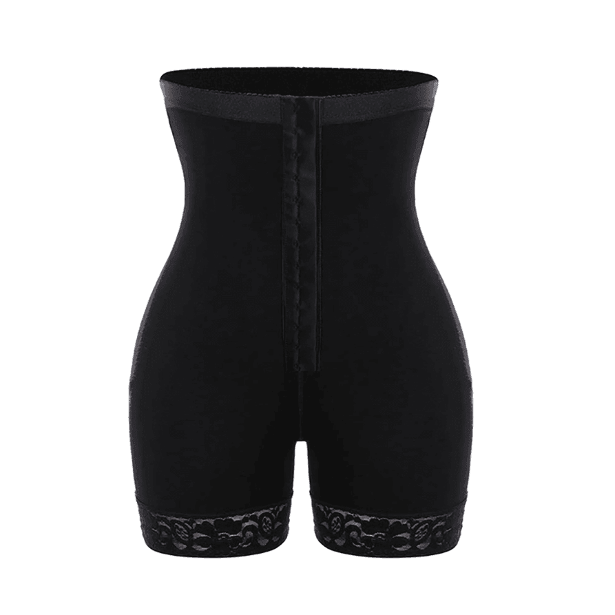 High Waisted Sculpting High Stretchy Tummy Control Butt Lift Thigh Slimmer  Lace Shapewear Shorts