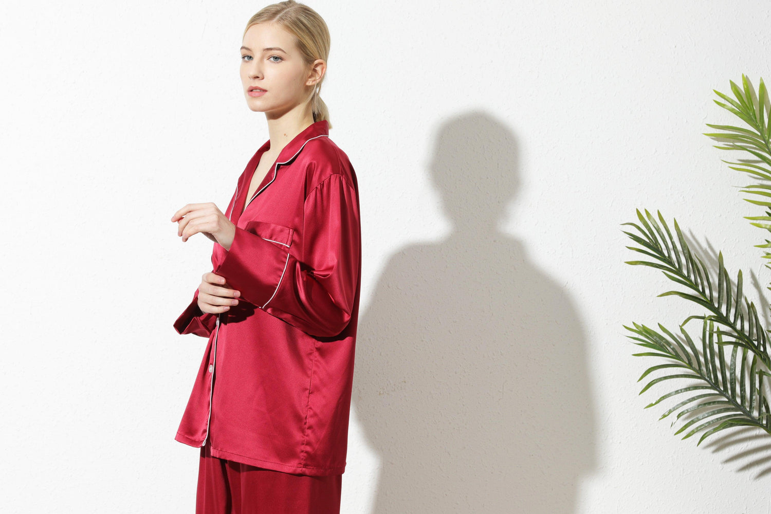 Silk Satin Pajamas vs. Silk Pajamas - Crescentt