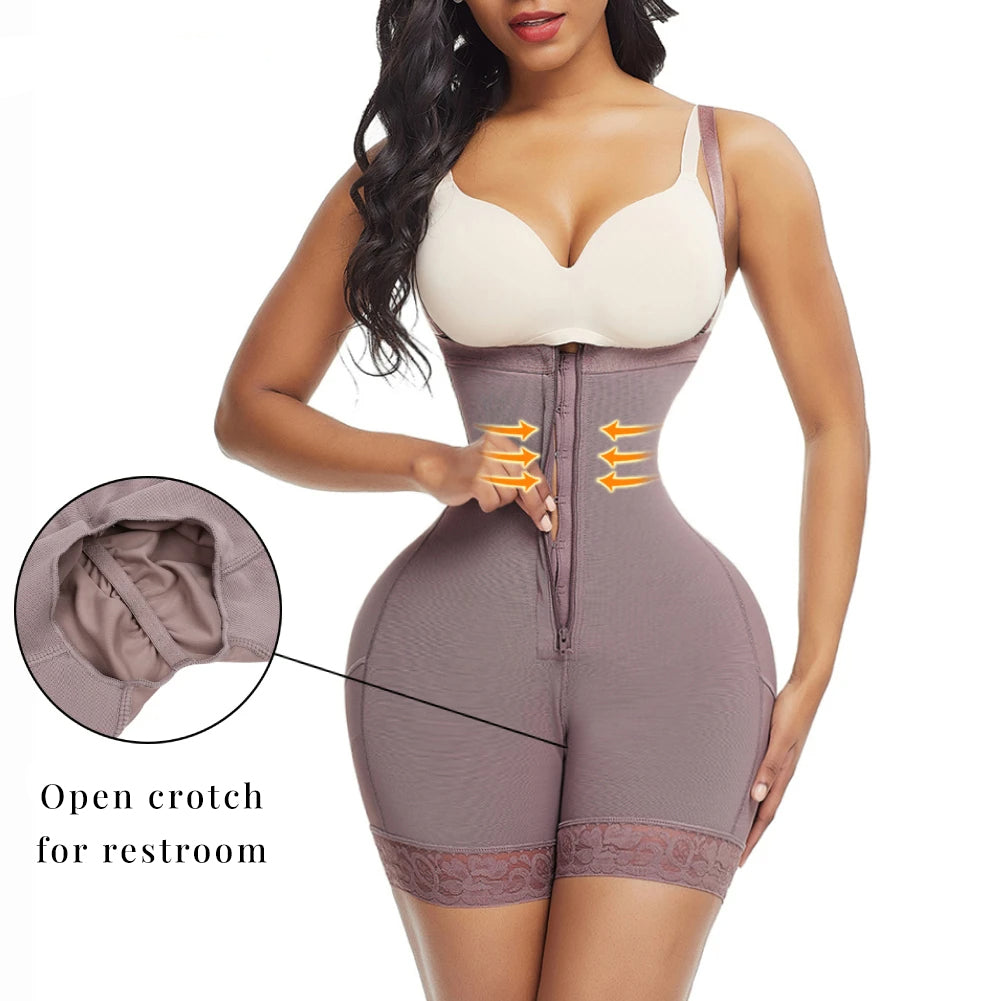 Girdles for Women Body Shaper Extra Firm Tummy Control Open Croch Yoga  Corset Body Support Suit Sweat Shapewear at  Women's Clothing store