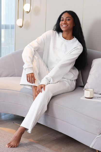 Moonstone Cloud Luxe™ Soft Lounge 95% Cotton Fleece Set