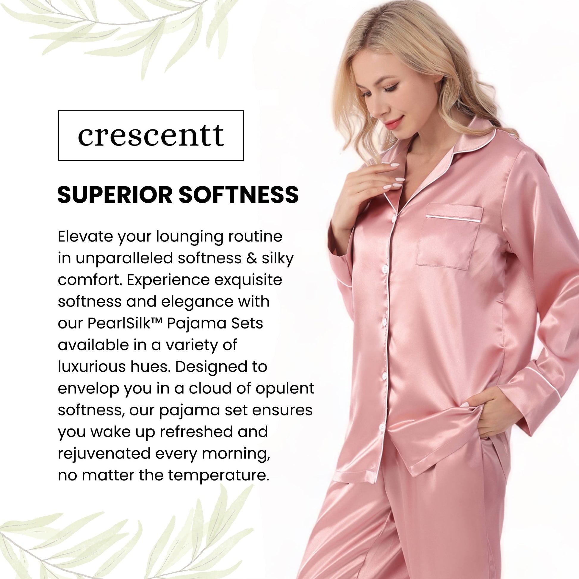 Silk Satin Pajama Set for Couples: Comfortable Sleepwear