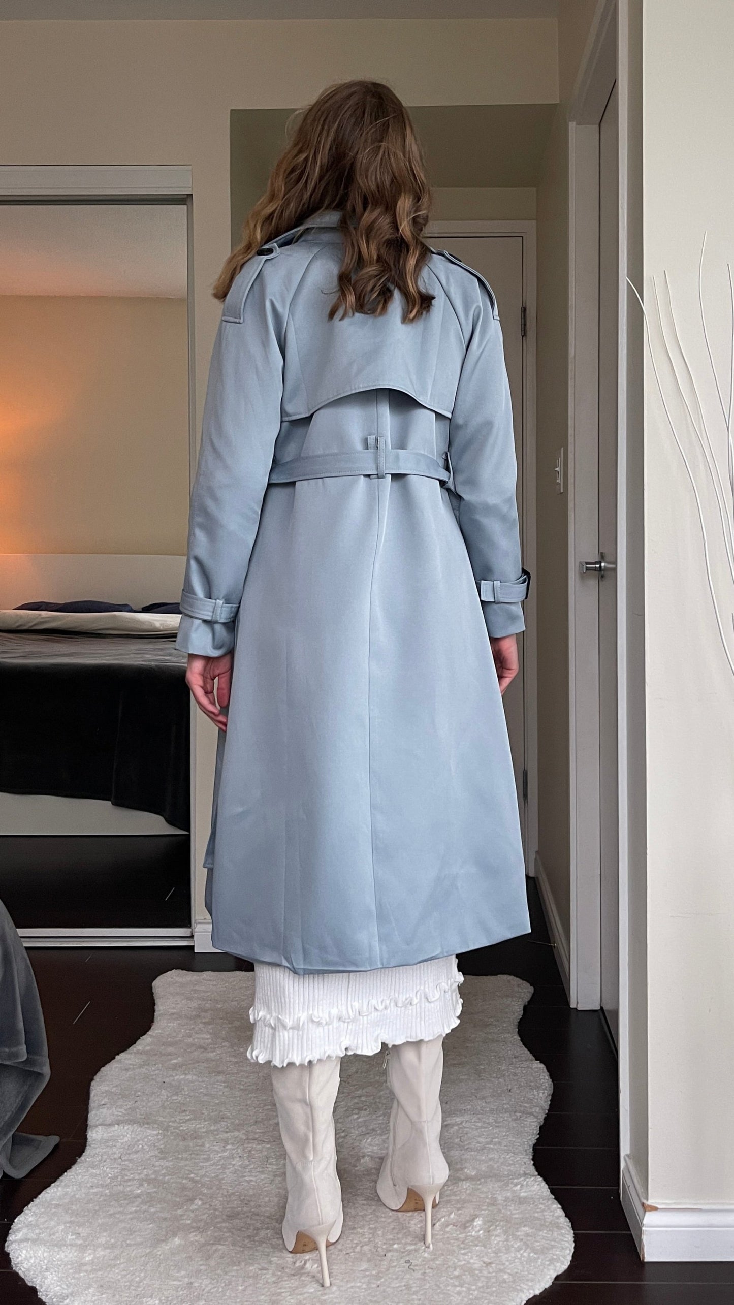 Marquise™ Waterproof Trench – Pacific Blue