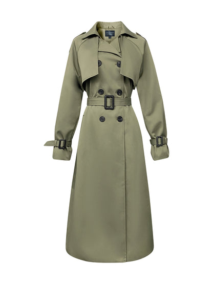 Marquise™ Waterproof Trench – Olive Green