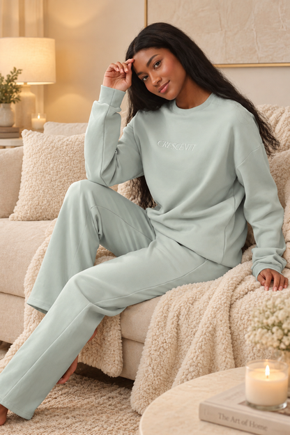 Willow Cloud Luxe™ Natural Cotton Fleece Lounge Set