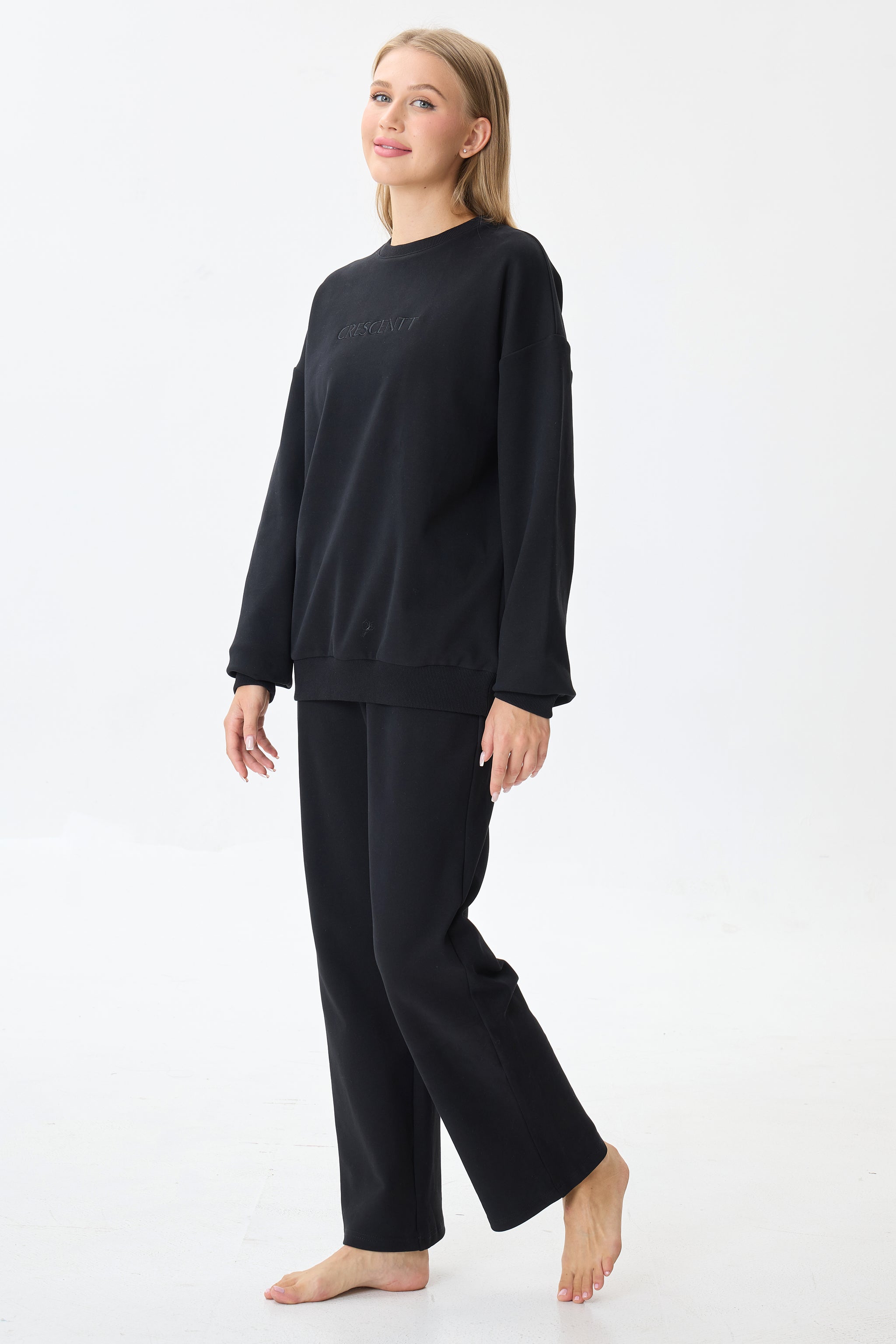 Midnight Cloud Luxe™ Athleisure Soft Lounge Set - Crescentt