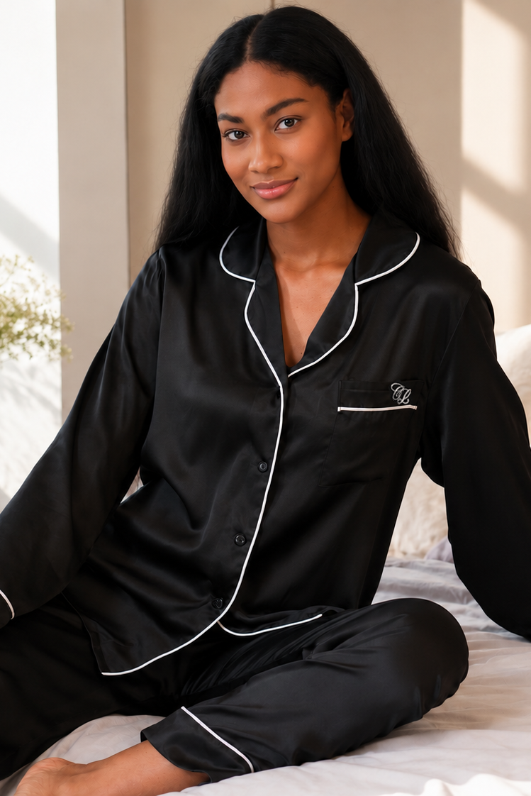 Onyx Emery™ Silk Pajama Set