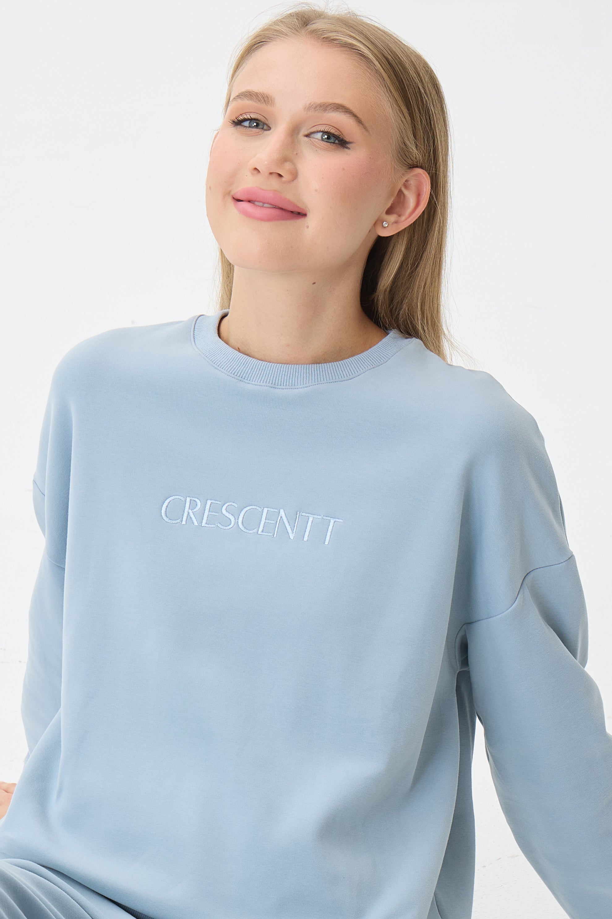 Gentle Azure Cloud Luxe™ Athleisure Soft Lounge Set - Crescentt