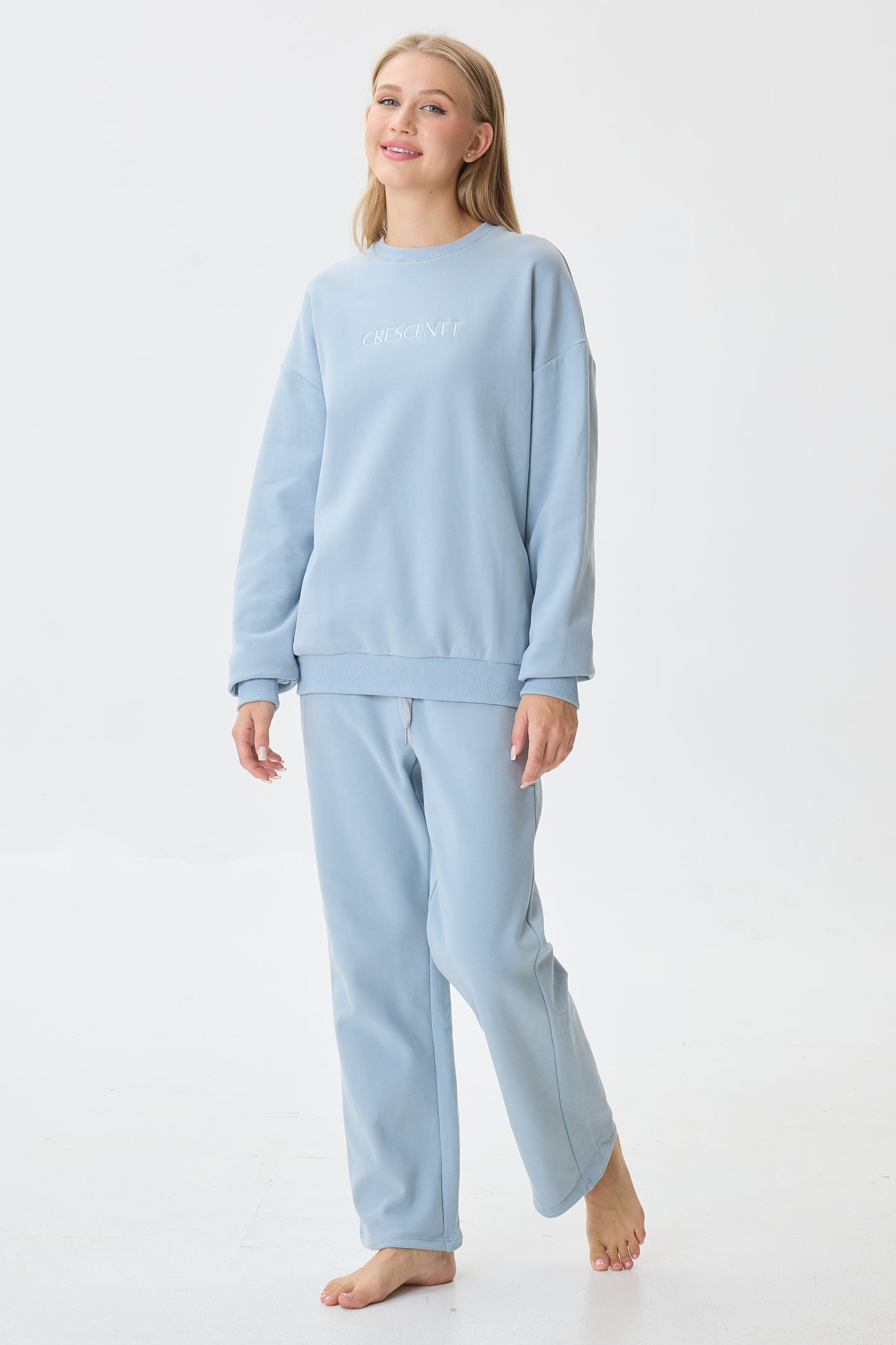 Gentle Azure Cloud Luxe™ Athleisure Soft Lounge Set
