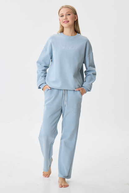 Gentle Azure Cloud Luxe™ Athleisure Soft Lounge Set