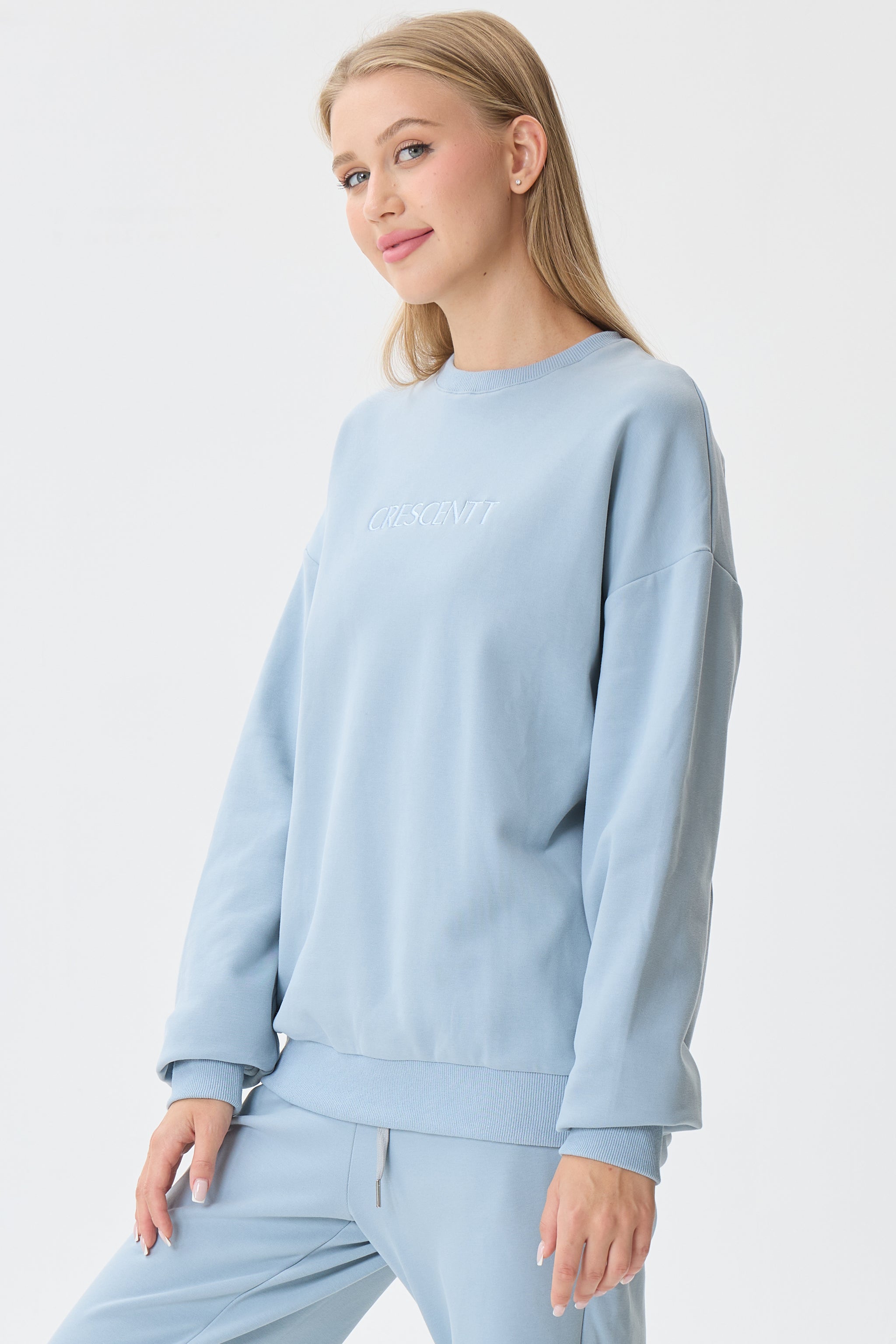 Gentle Azure Cloud Luxe™ Athleisure Soft Lounge Set - Crescentt