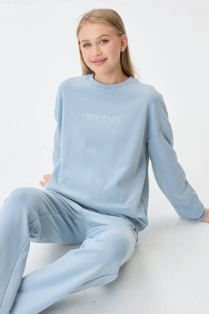 Gentle Azure Cloud Luxe™ Athleisure Soft Lounge Set