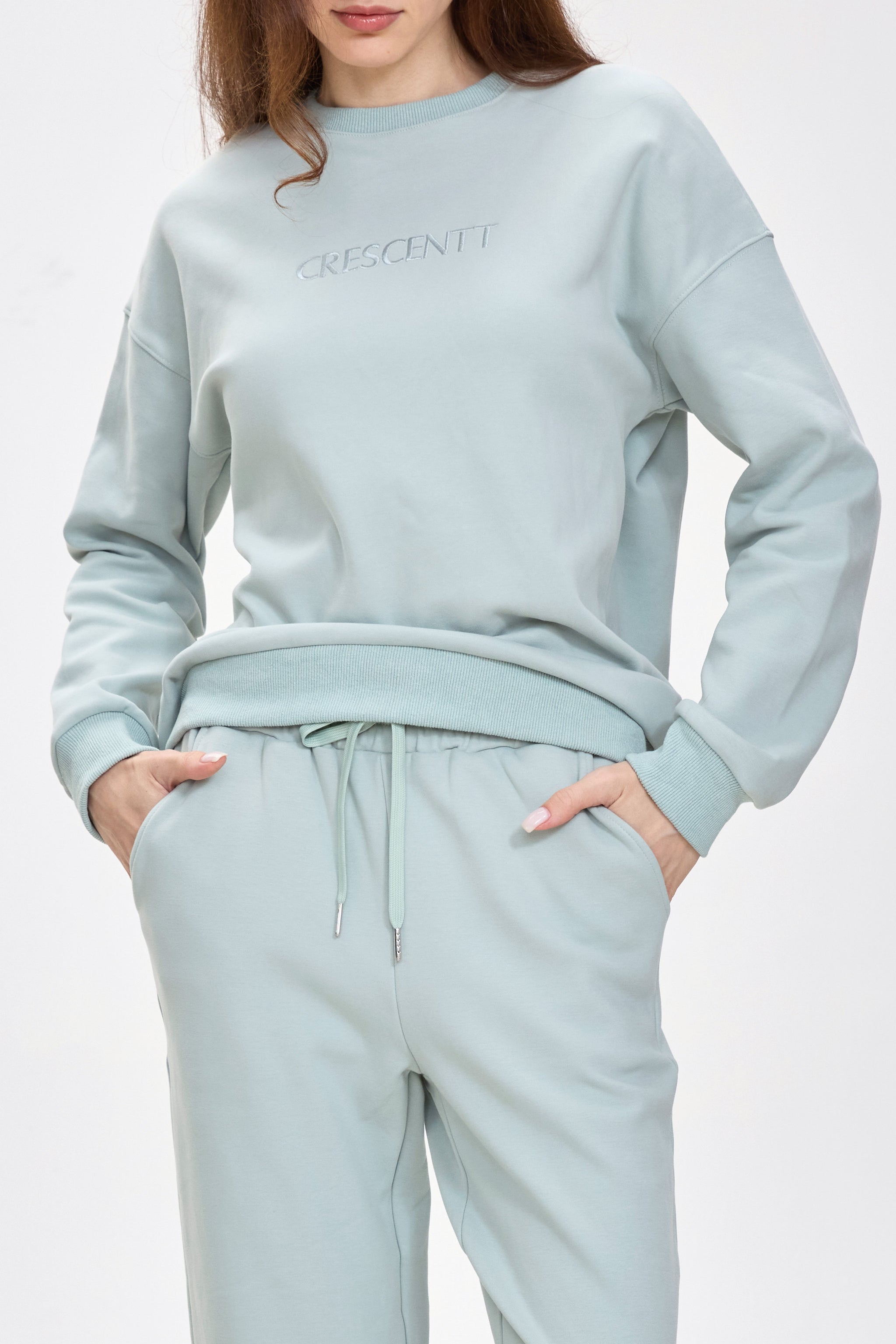 Eucalyptus Cloud Luxe™ Athleisure Soft Lounge Set - Crescentt