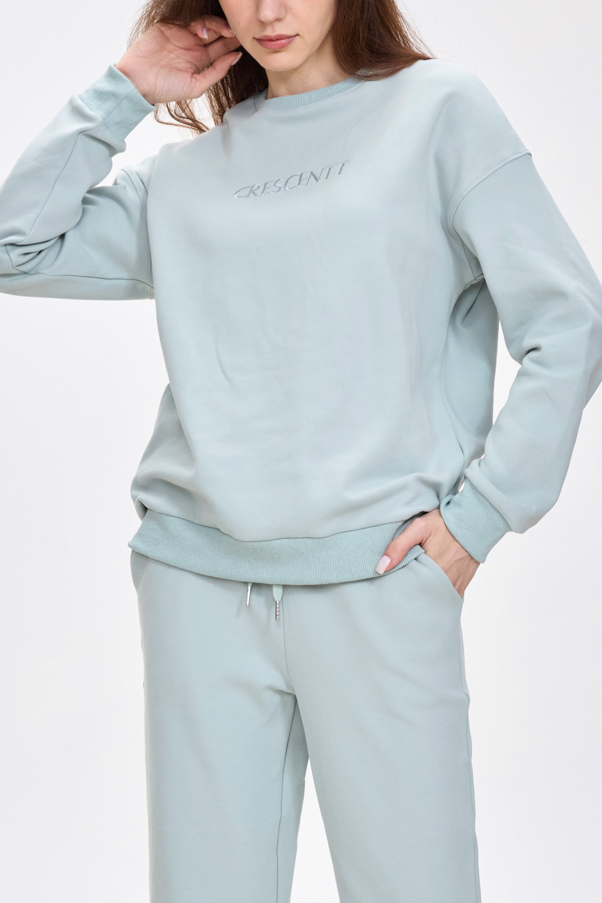 Eucalyptus Cloud Luxe™ Athleisure Soft Lounge Set - Crescentt