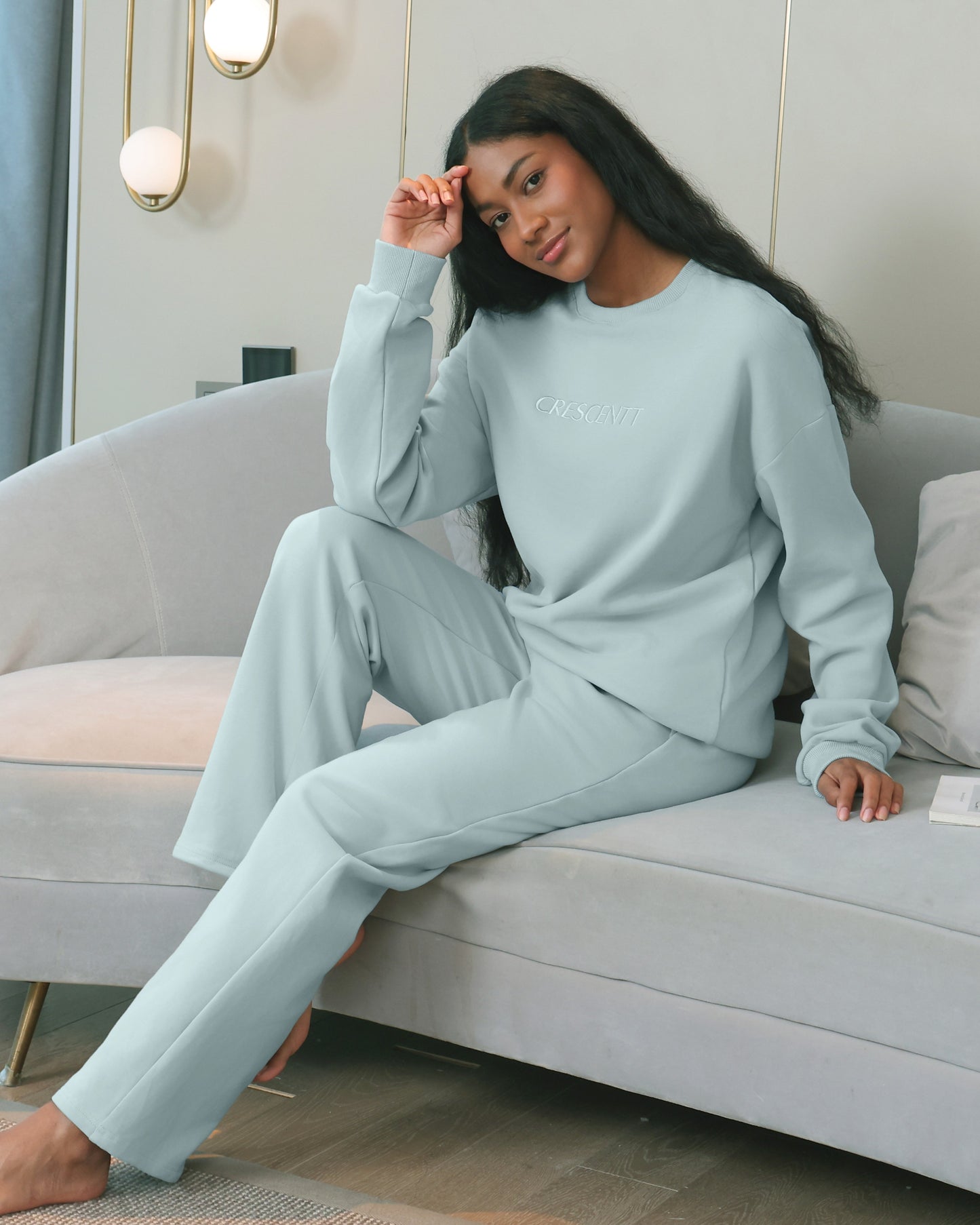 Eucalyptus Cloud Luxe™ Weiches Lounge-Set aus 95 % Baumwollfleece