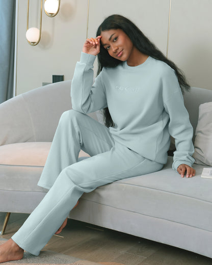 Eucalyptus Cloud Luxe™ Weiches Lounge-Set aus 95 % Baumwollfleece