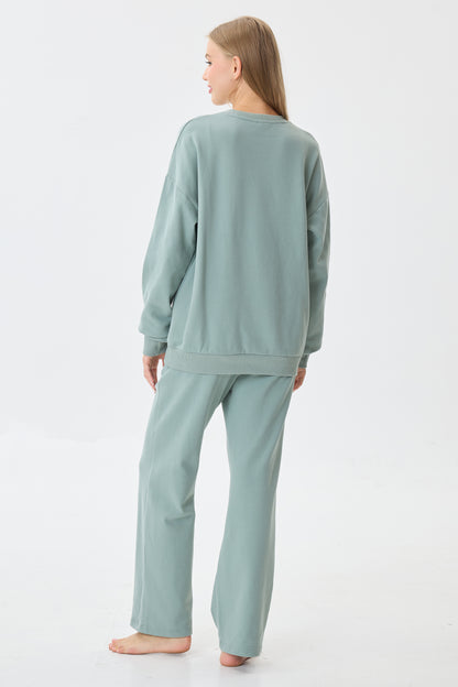 Misty Jade Cloud Luxe™ Athleisure Soft Lounge Set