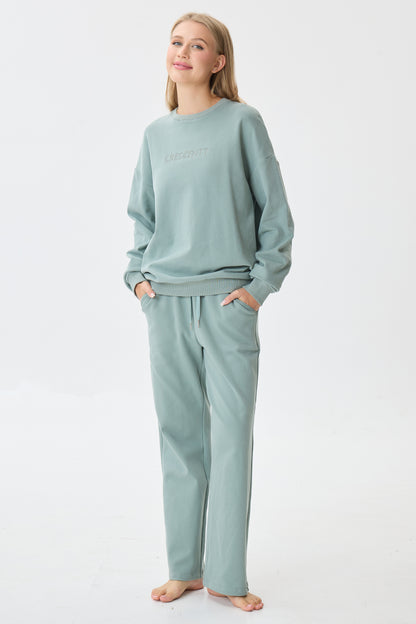 Misty Jade Cloud Luxe™ Athleisure Soft Lounge Set