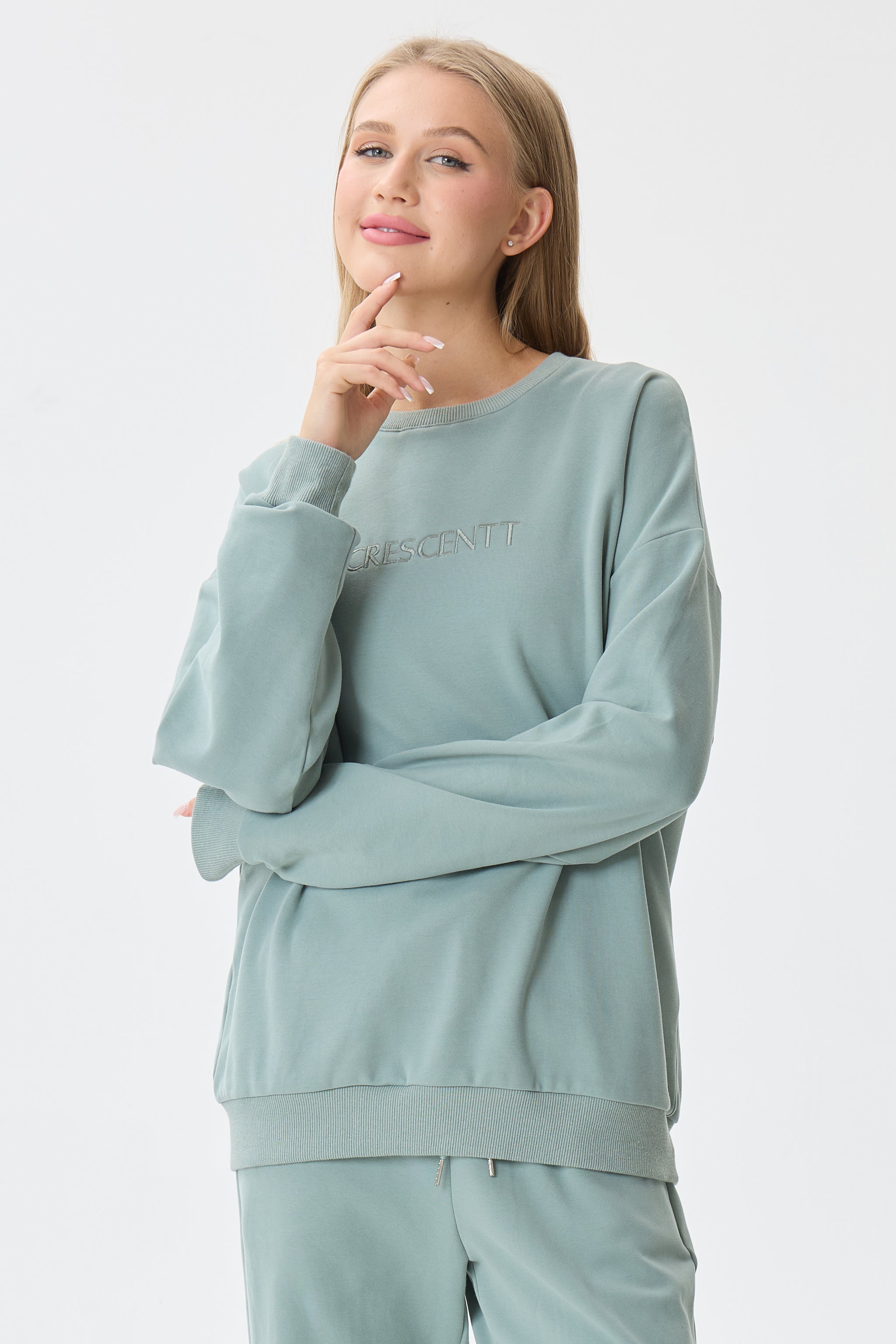Misty Jade Cloud Luxe™ Athleisure Soft Lounge Set - Crescentt
