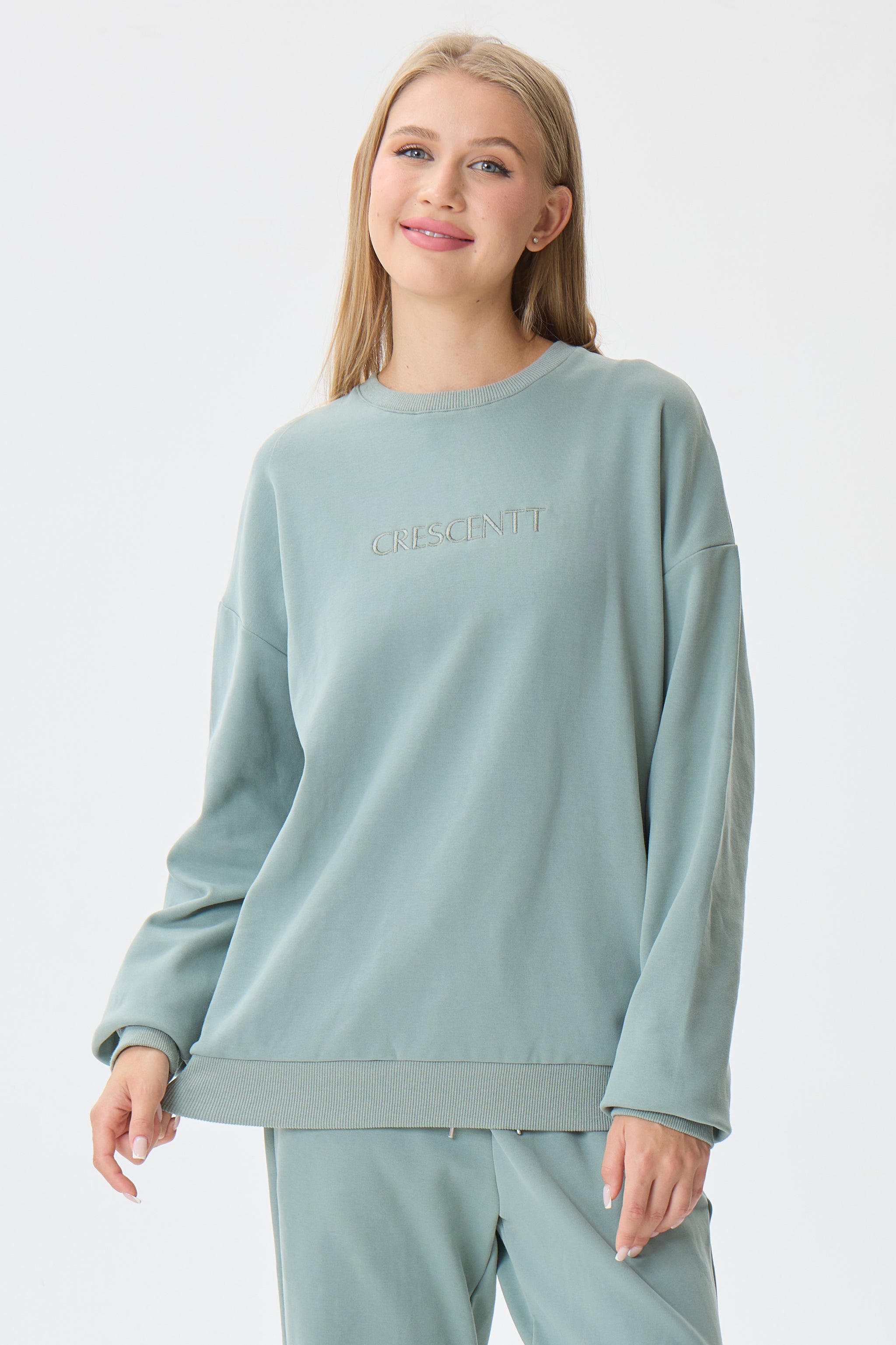 Misty Jade Cloud Luxe™ Athleisure Soft Lounge Set - Crescentt