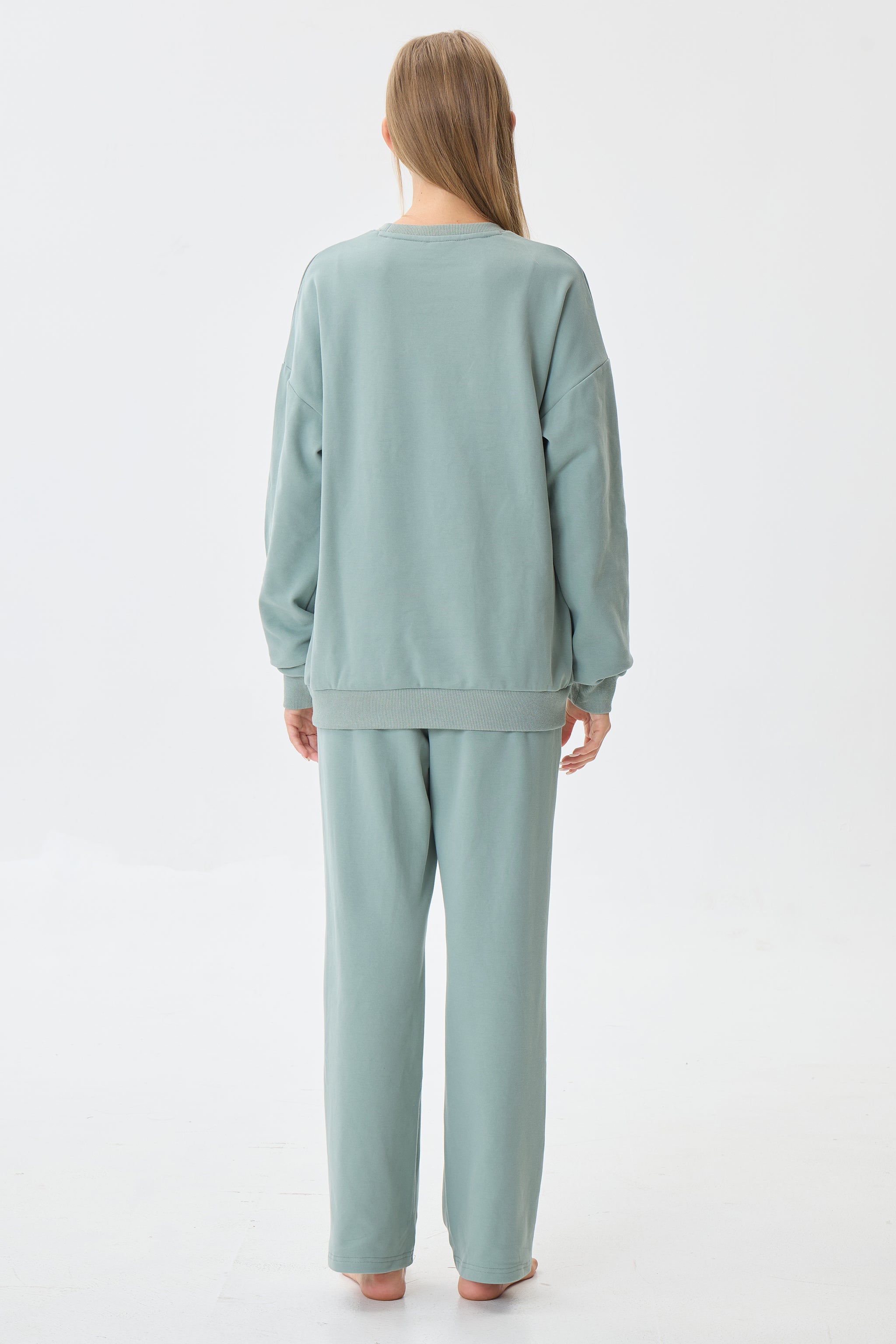 Misty Jade Cloud Luxe™ Athleisure Soft Lounge Set - Crescentt