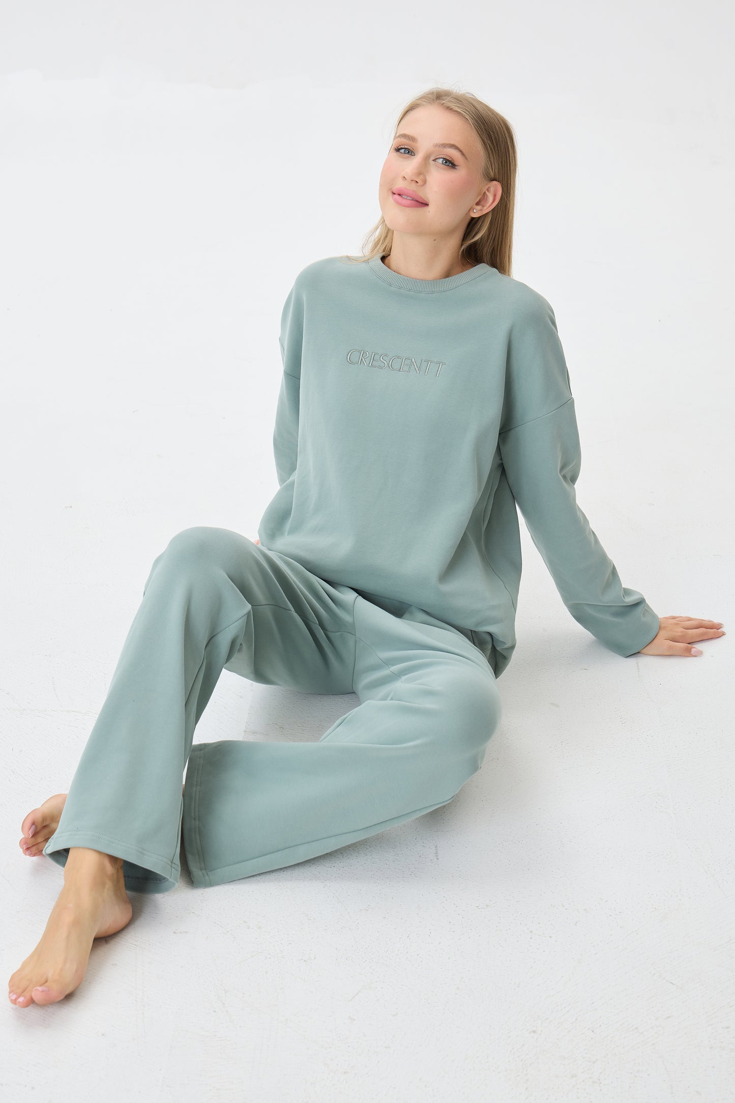 Misty Jade Cloud Luxe™ Athleisure Soft Lounge Set