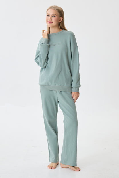 Misty Jade Cloud Luxe™ Athleisure Soft Lounge Set