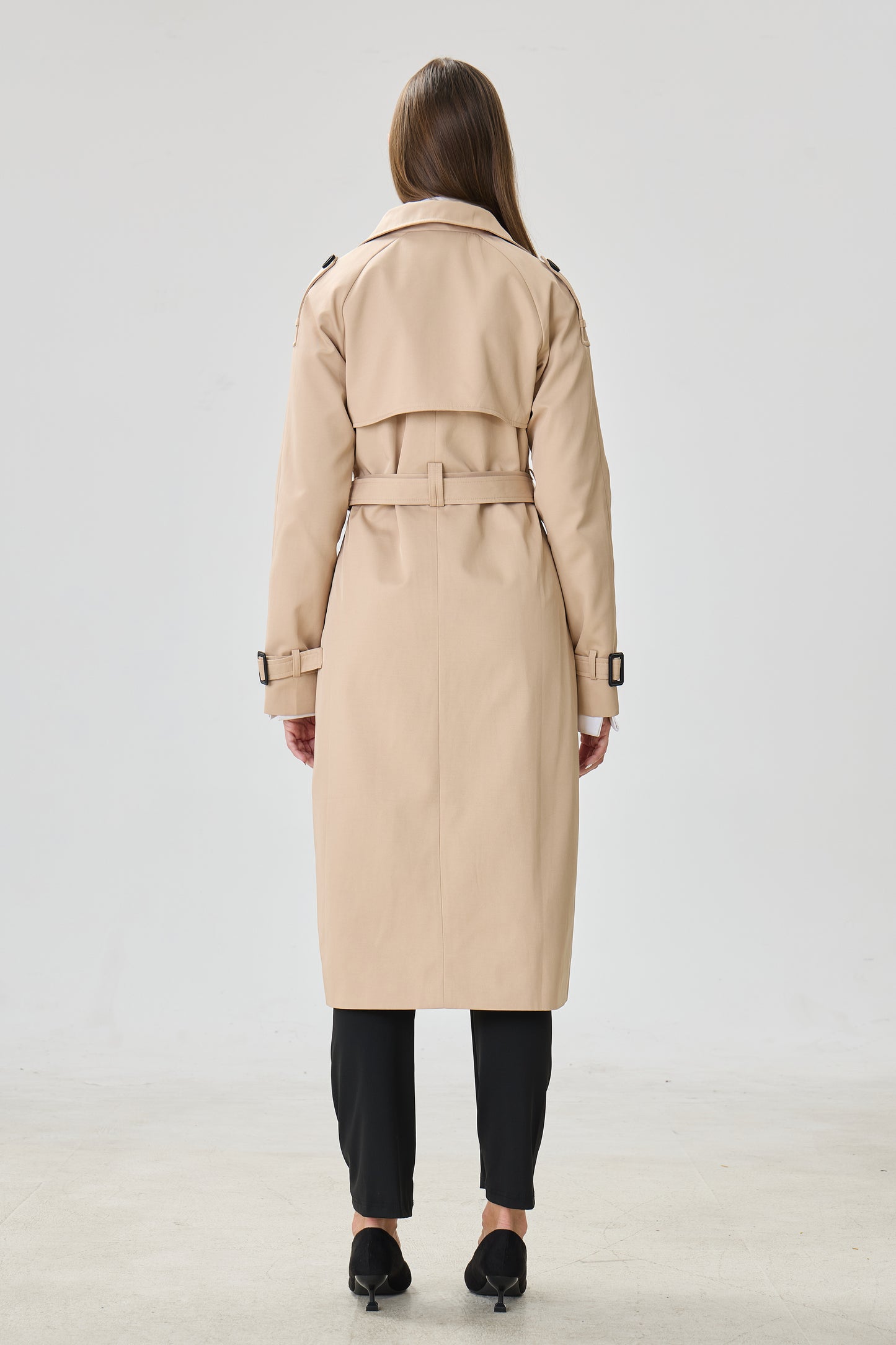 Honey Beige Marquise™ Water-Resistant Trench Coat