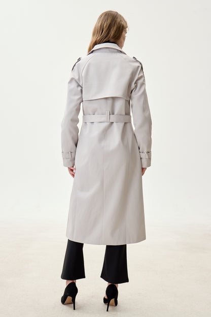 Mist Marquise™ Water-Resistant Trench Coat