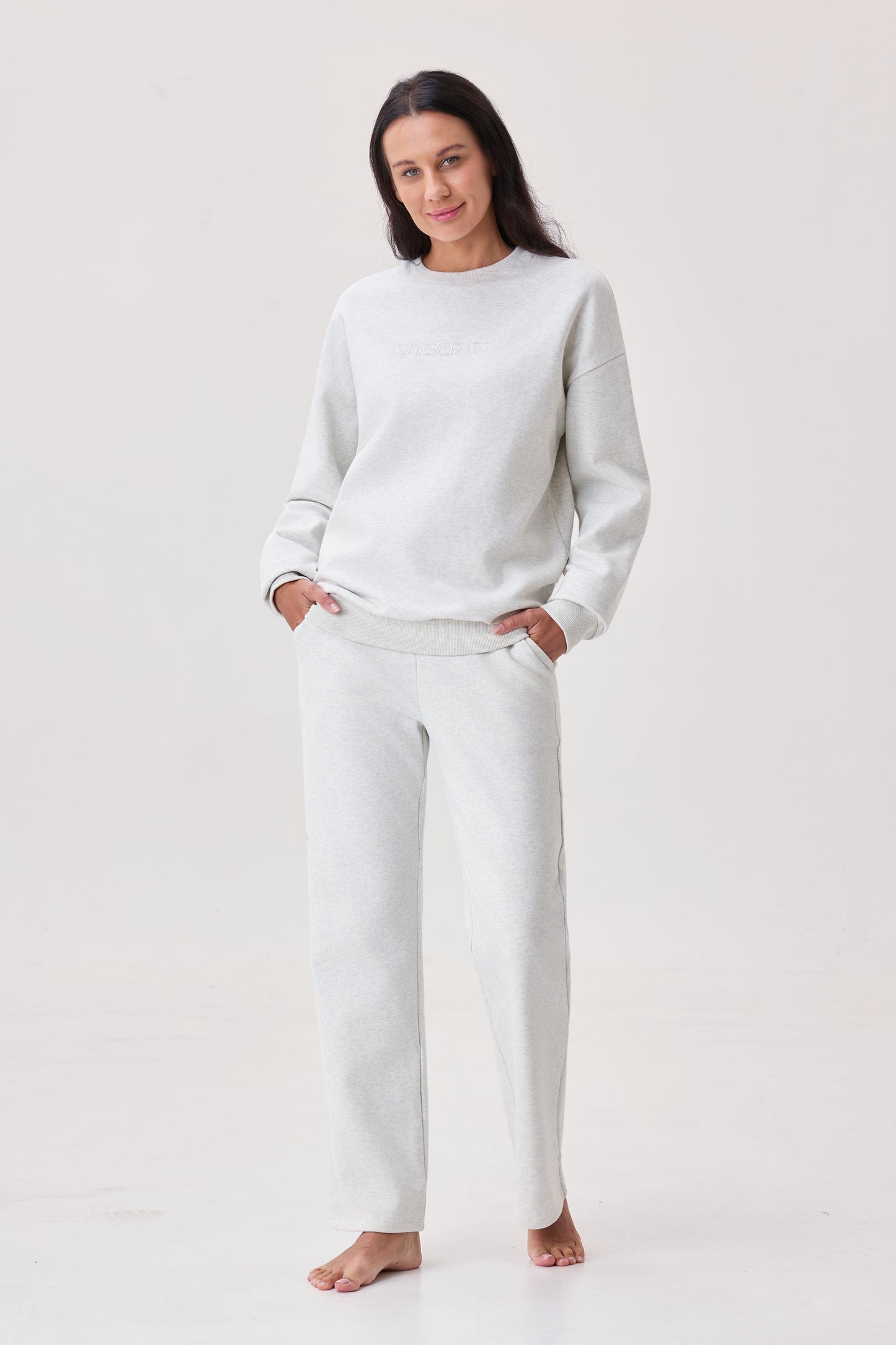 Moonstone Cloud Luxe™ Soft Lounge 95% Cotton Fleece Set