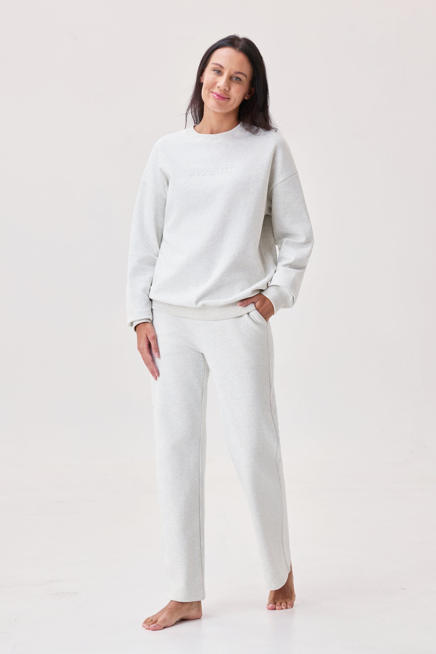 Moonstone Cloud Luxe™ Soft Lounge 95% Cotton Fleece Set