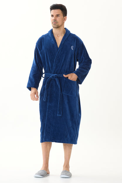Royal Navy Velvetica™ Shawl Luxury Bathrobe