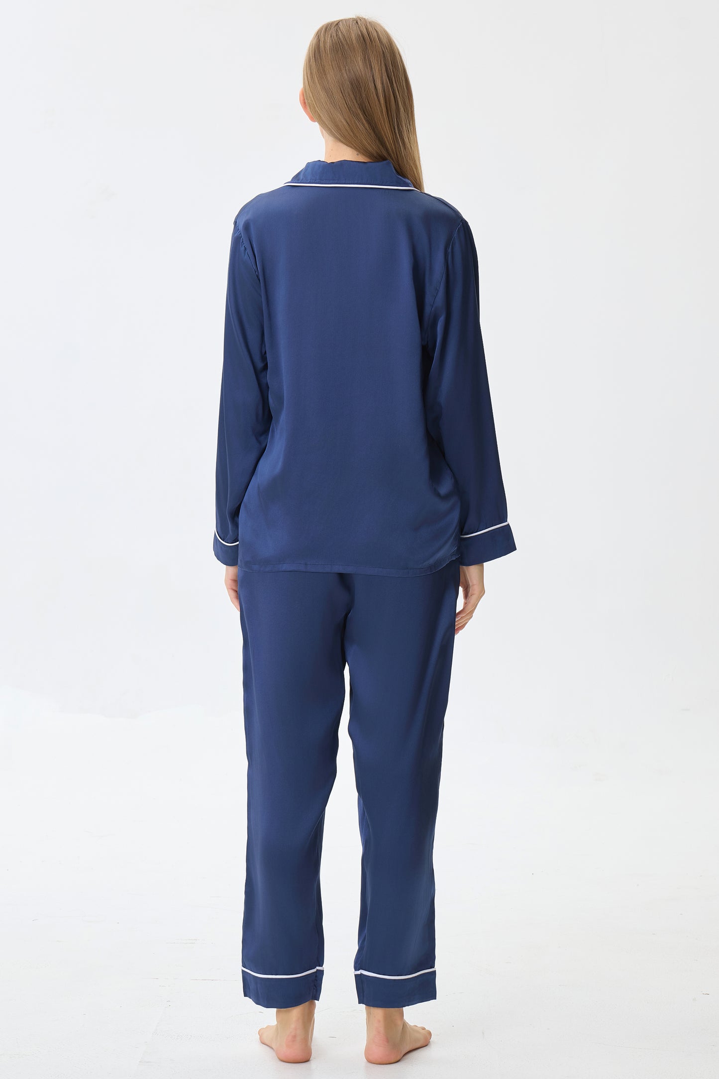 Sapphire Emery™ Mulberry Silk Pajama Set + Eye Mask + Scrunchie