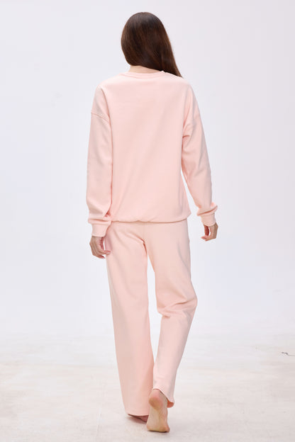 Peach Blossom Cloud Luxe™ Athleisure Soft Lounge Set