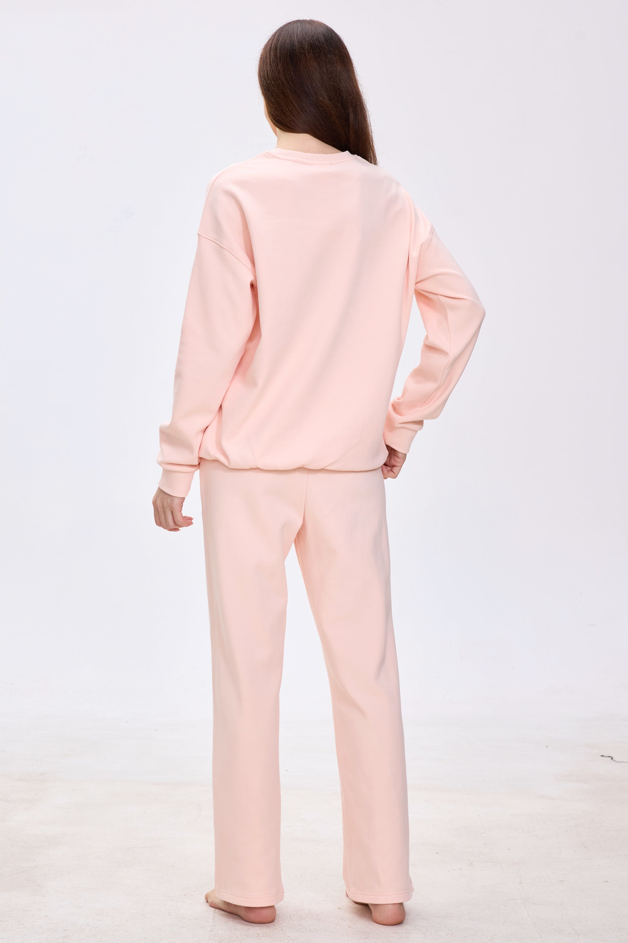 Peach Blossom Cloud Luxe™ Athleisure Soft Lounge Set - Crescentt