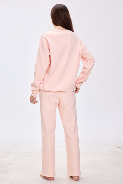 Peach Blossom Cloud Luxe™ Athleisure Soft Lounge Set