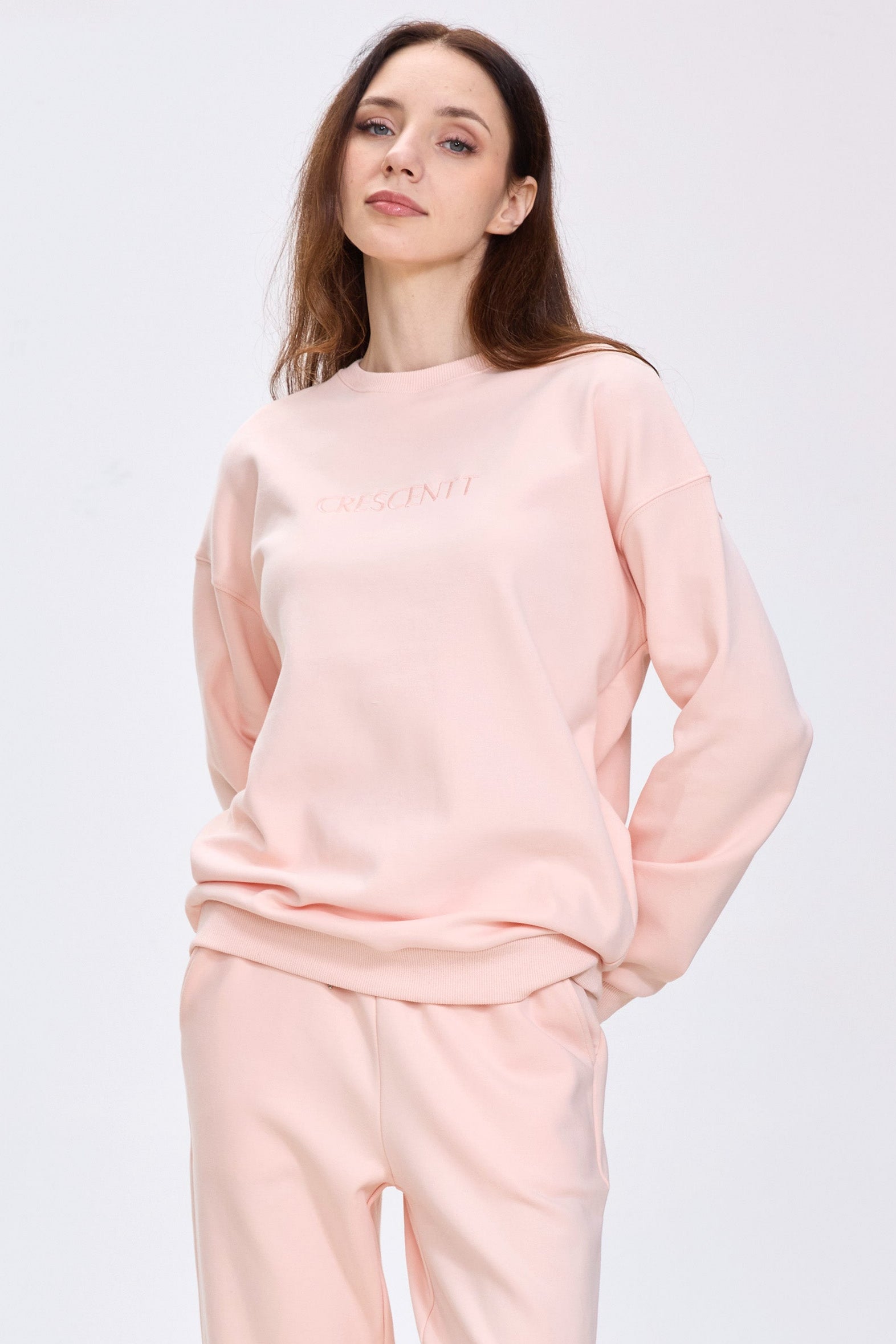 Peach Blossom Cloud Luxe™ Athleisure Soft Lounge Set - Crescentt