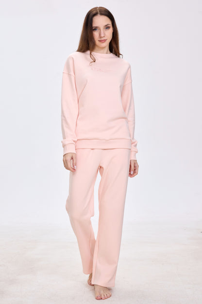 Peach Blossom Cloud Luxe™ Athleisure Soft Lounge Set