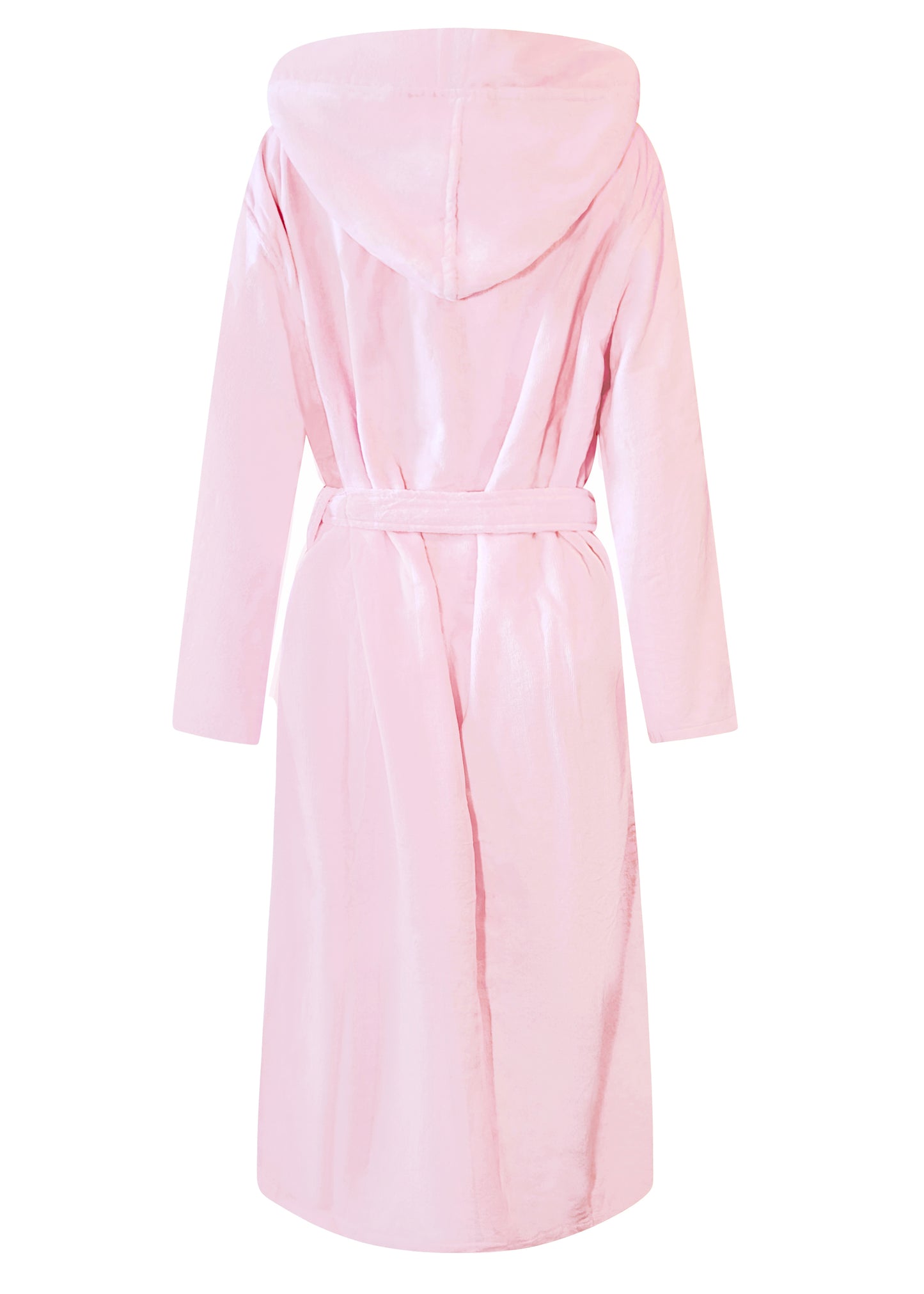 Velvetica™Luxe Badjas-Hooded (Baby Pink)