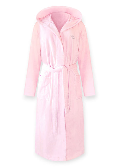 Velvetica™ Luxury Bathrobe - Hooded (Baby Pink)