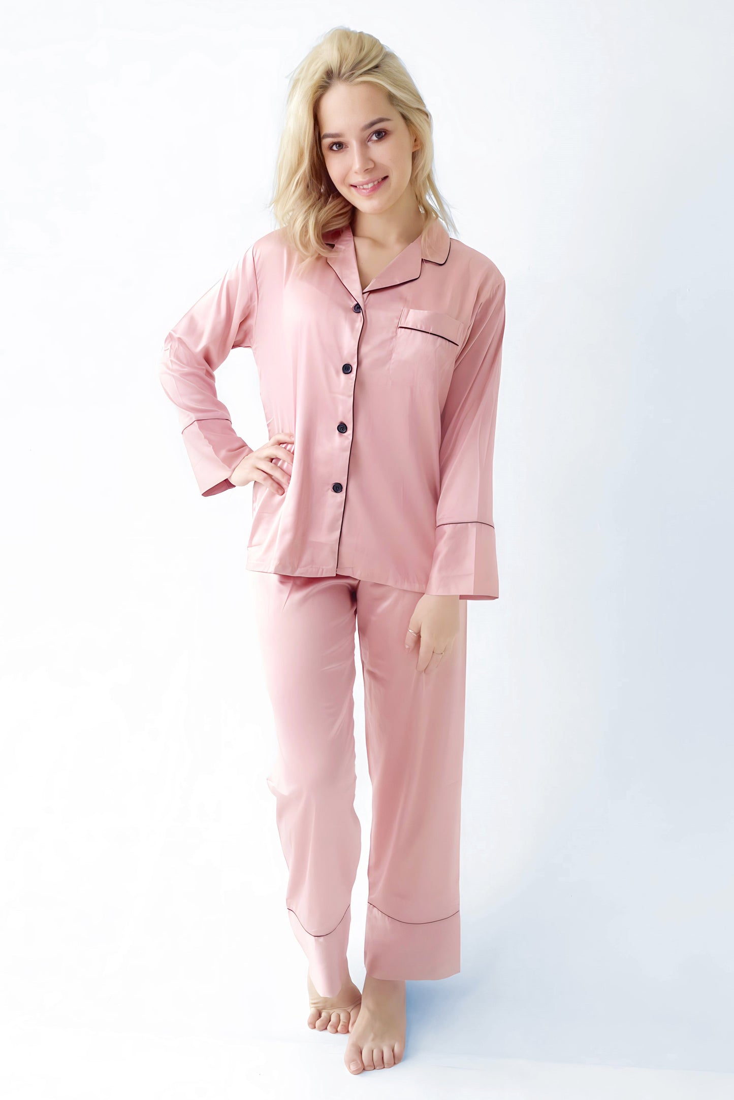 Matte Silk™ Pajama Set with Mask