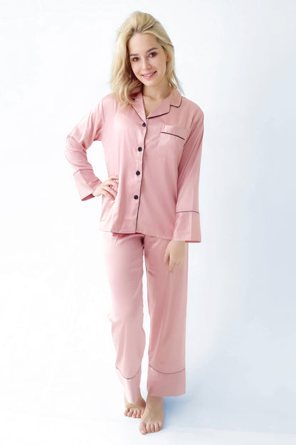 Matte Silk™ Pajama Set with Mask