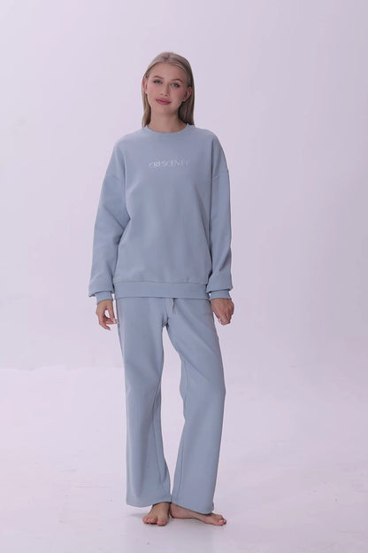 Gentle Azure Cloud Luxe™ Athleisure Soft Lounge Set