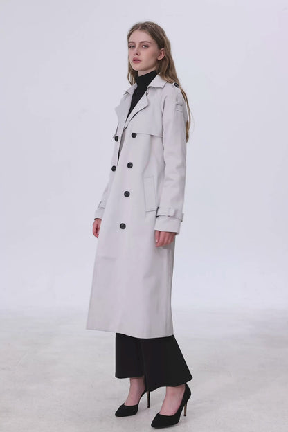 Mist Marquise™ Water-Resistant Trench Coat