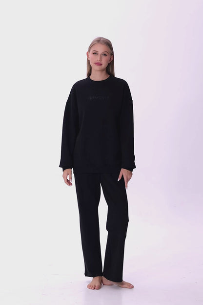 Midnight Cloud Luxe™ Athleisure Soft Lounge Set