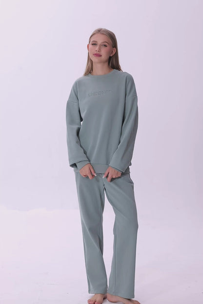 Misty Jade Cloud Luxe™ Athleisure Soft Lounge Set