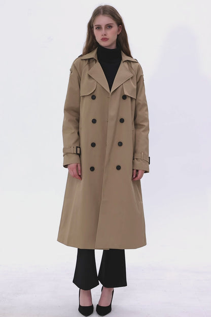 Sahara Camel Marquise™ Water-Resistant Trench Coat