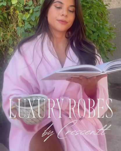 Velvetica™ Luxury Bathrobe - Shawl Collar (Pink)