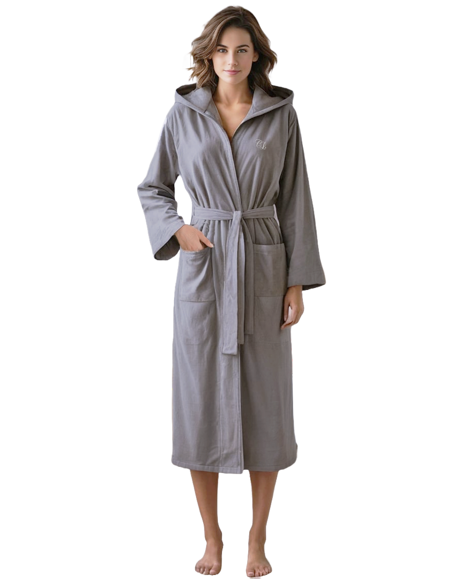 Luxury Microfiber Hooded Robe